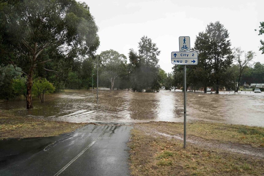 The ANU campus is closed today due to flash flooding