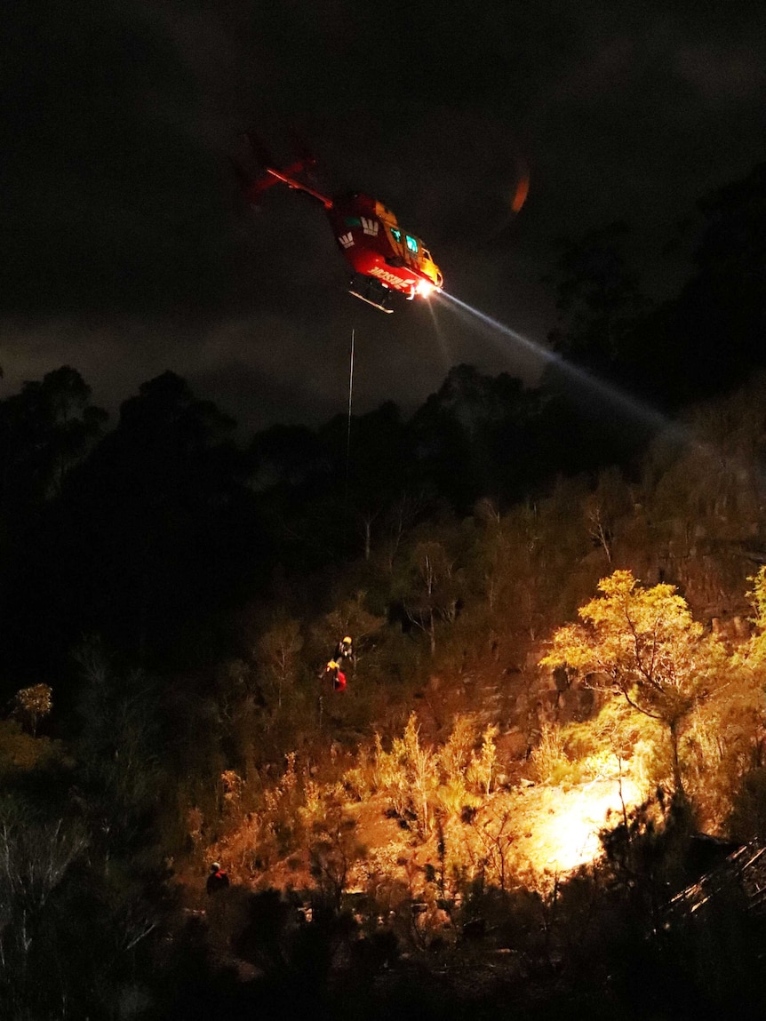 Cave rescue chopper