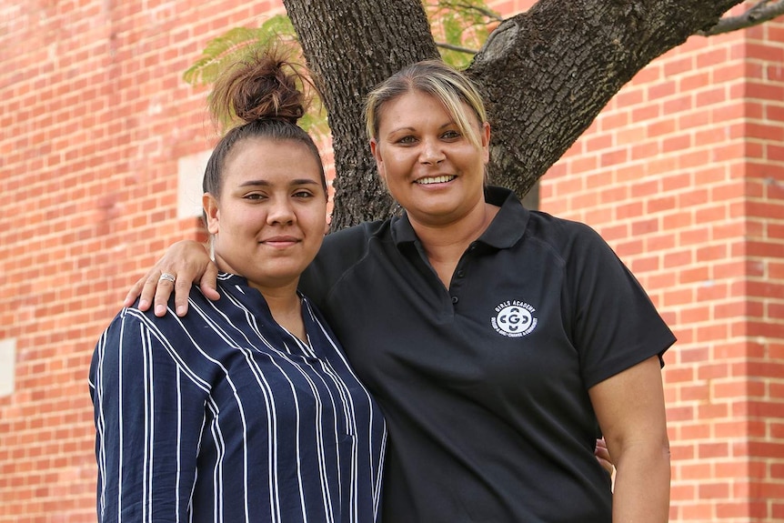 Christal Quartermaine and Narelle Henry standing together outside.