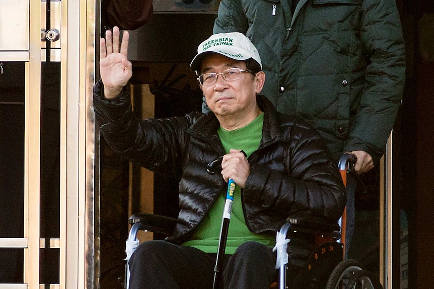 Former Taiwan president Chen Shui-bian leaves prison on medical parole