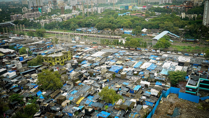 A slum from above