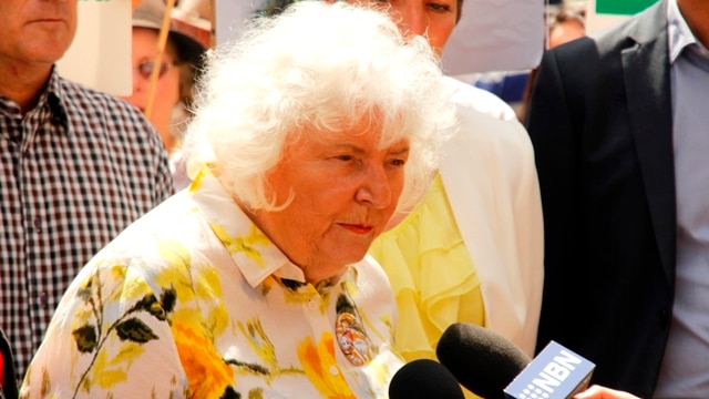 Joan Dawson, president of Save Our Rail.