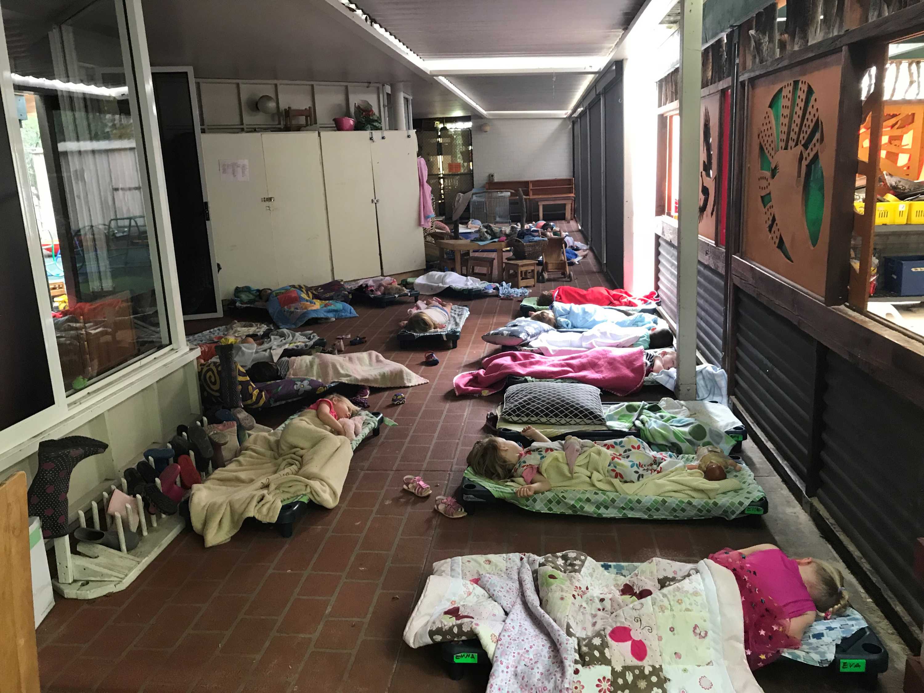 Outdoor napping all year round embraced by Canberra childcare centre ...