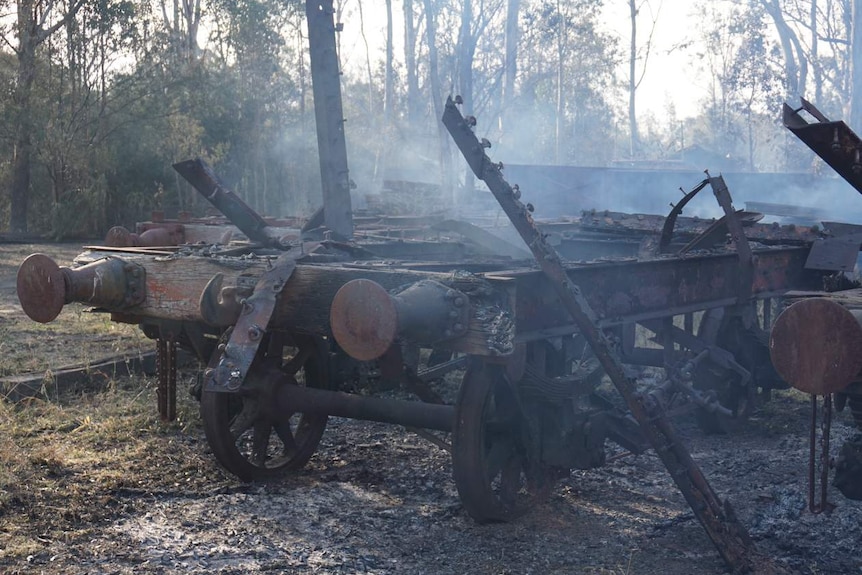 Richmond Vale Railway Museum fire