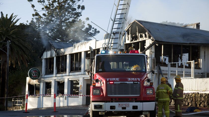 Historic Isle of Wight hotel destroyed by fire