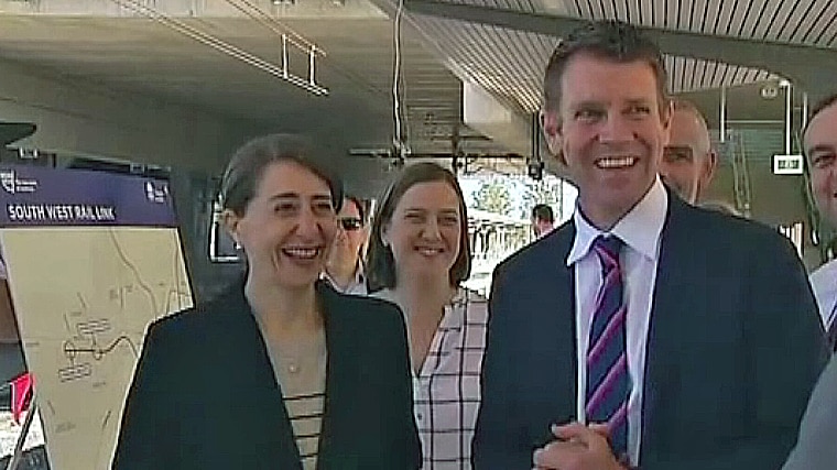 Gladys Berejiklian and Mike Baird