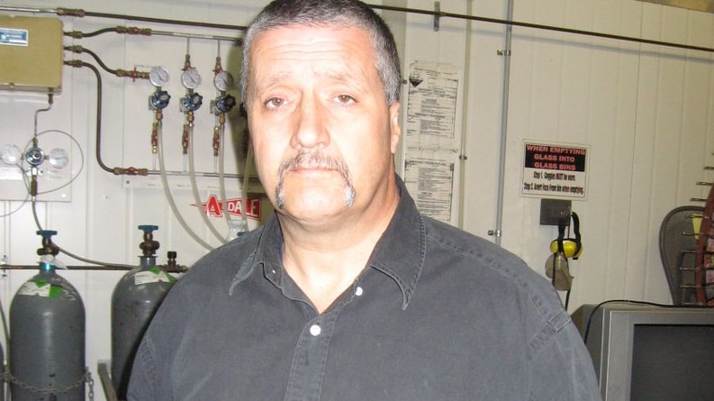 Mark 'Chopper' Read at Brisbane's Narangba Tavern in 2009.