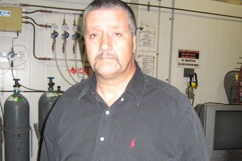 Mark 'Chopper' Read at Brisbane's Narangba Tavern in 2009.