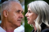 Close up headshots of a man and woman side by side