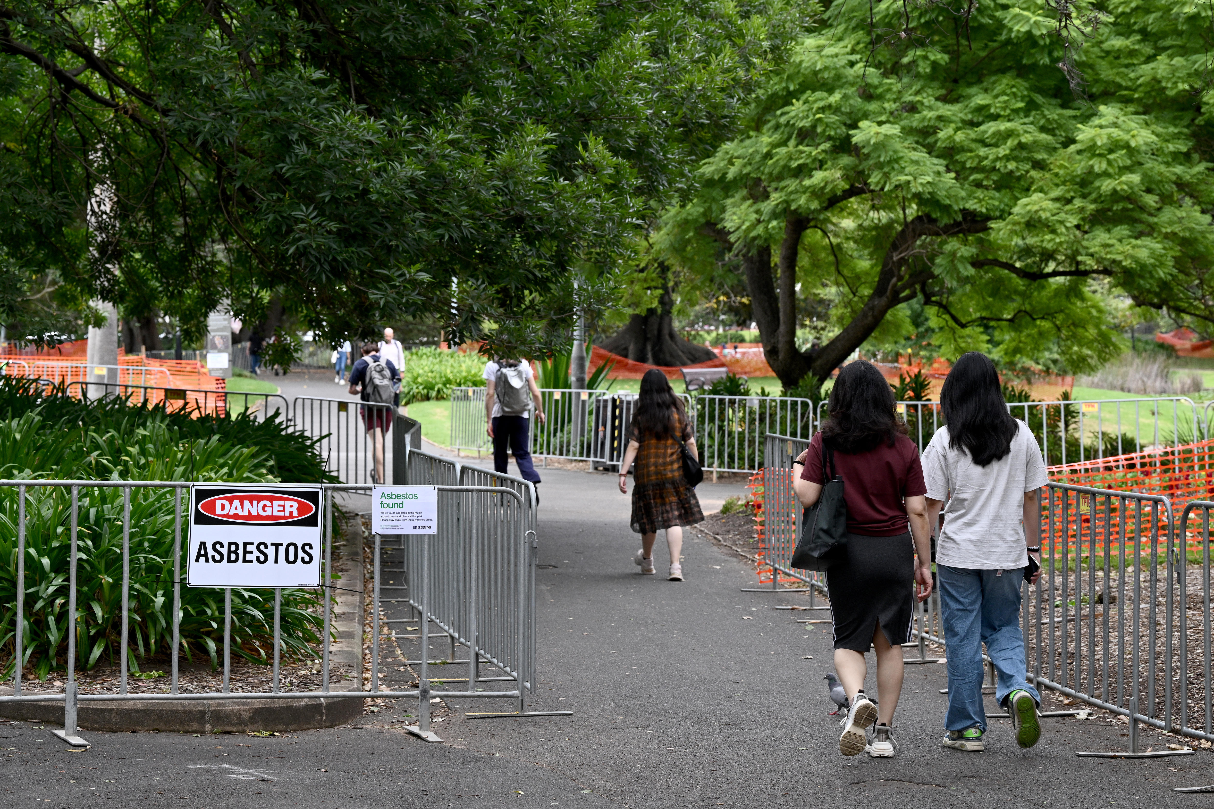 A general view of Victoria Park, where bonded asbestos was found in mulch