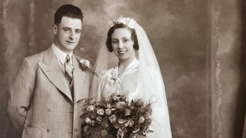 Melbourne bride helps uncover thriller behind classic English Nineteen Thirties wedding ceremony gown in Perth skip