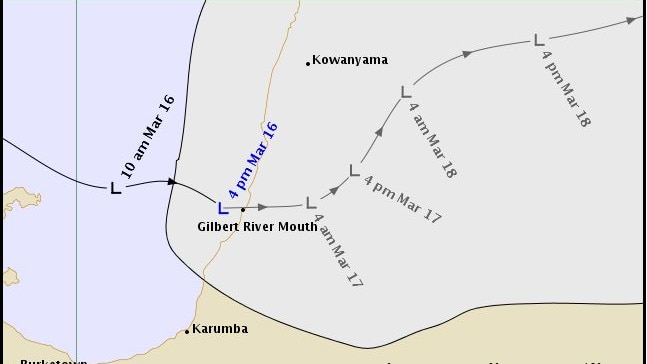 The tropical low in the Gulf of Carpentaria won't become a cyclone.