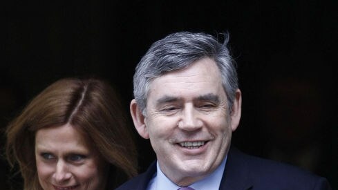 Campaigning: Gordon Brown has been an unelected prime minister for three years
