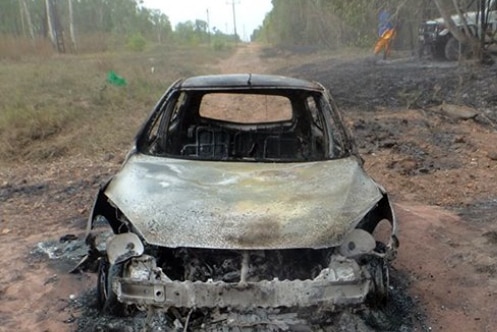 Car set alight in Noonamah