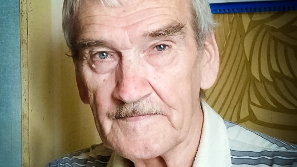 Stanislav Petrov at his house in 2016