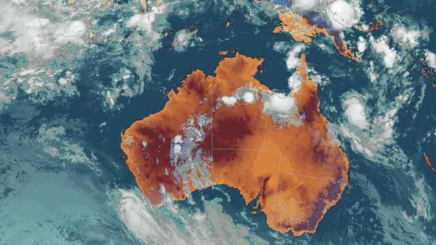 Satellite image of Australia