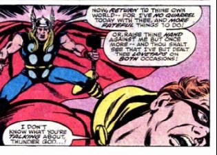 The nineties comic version of Thor.