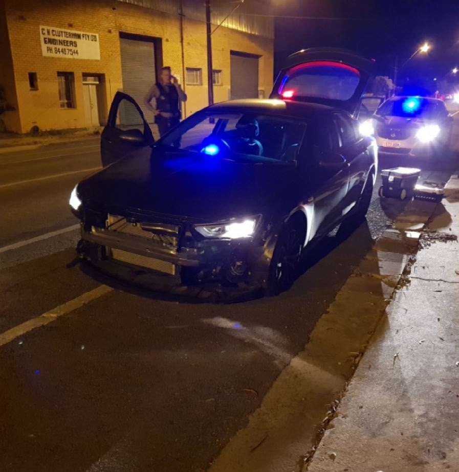 Stolen BMW rams police car up to seven times during Adelaide chase ...