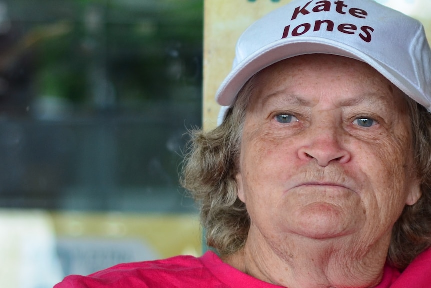 Ashgrove resident Ann Stewart campaigns for Labor MP Kate Jones on March 17, 2012.