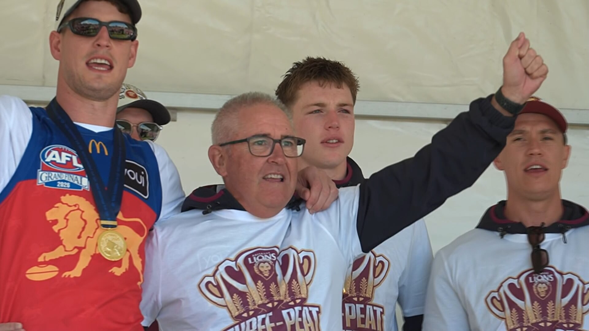 Lions fans celebrate Brisbane AFL grand final win as Dockers head home ...