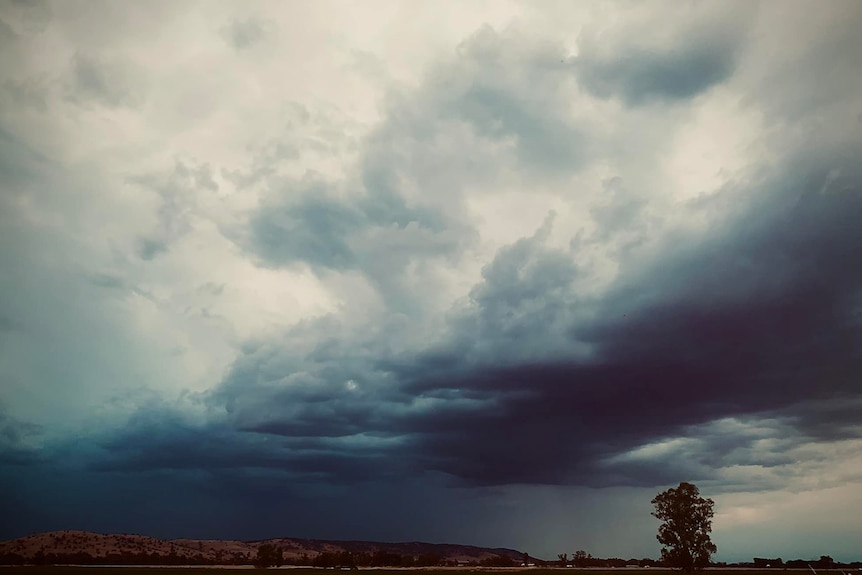 Rain clouds over Wattamondara