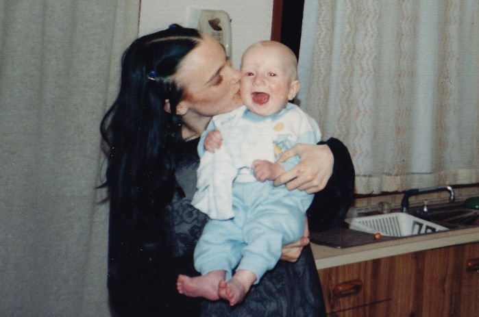 Belinda Peisley with one of her sons
