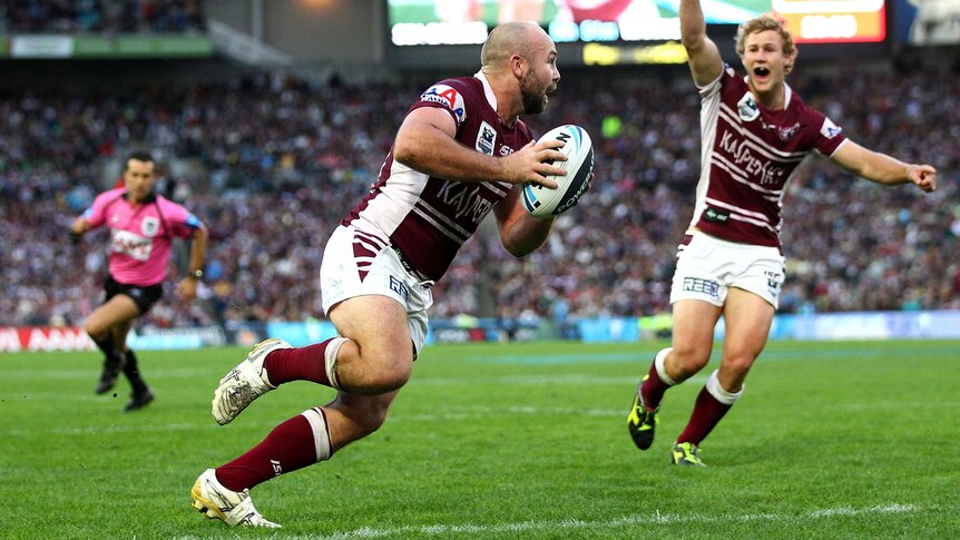 Worth winner ... Glenn Stewart's excellent season culminated in the Clive Churchill Medal on Sunday night.