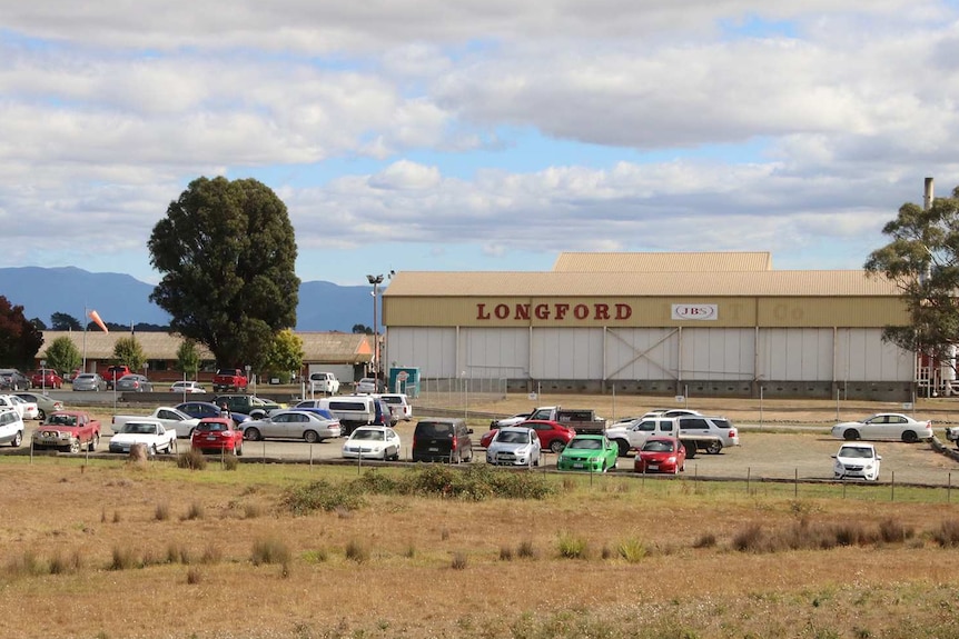 Exterior of JBS Abattoir, near Longford, Tasmania.