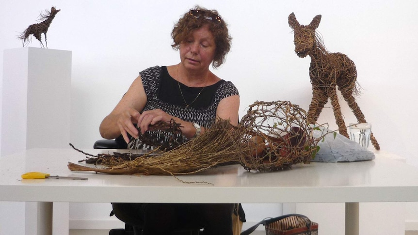 Noongar bush sculptor Janine McAullay Bott