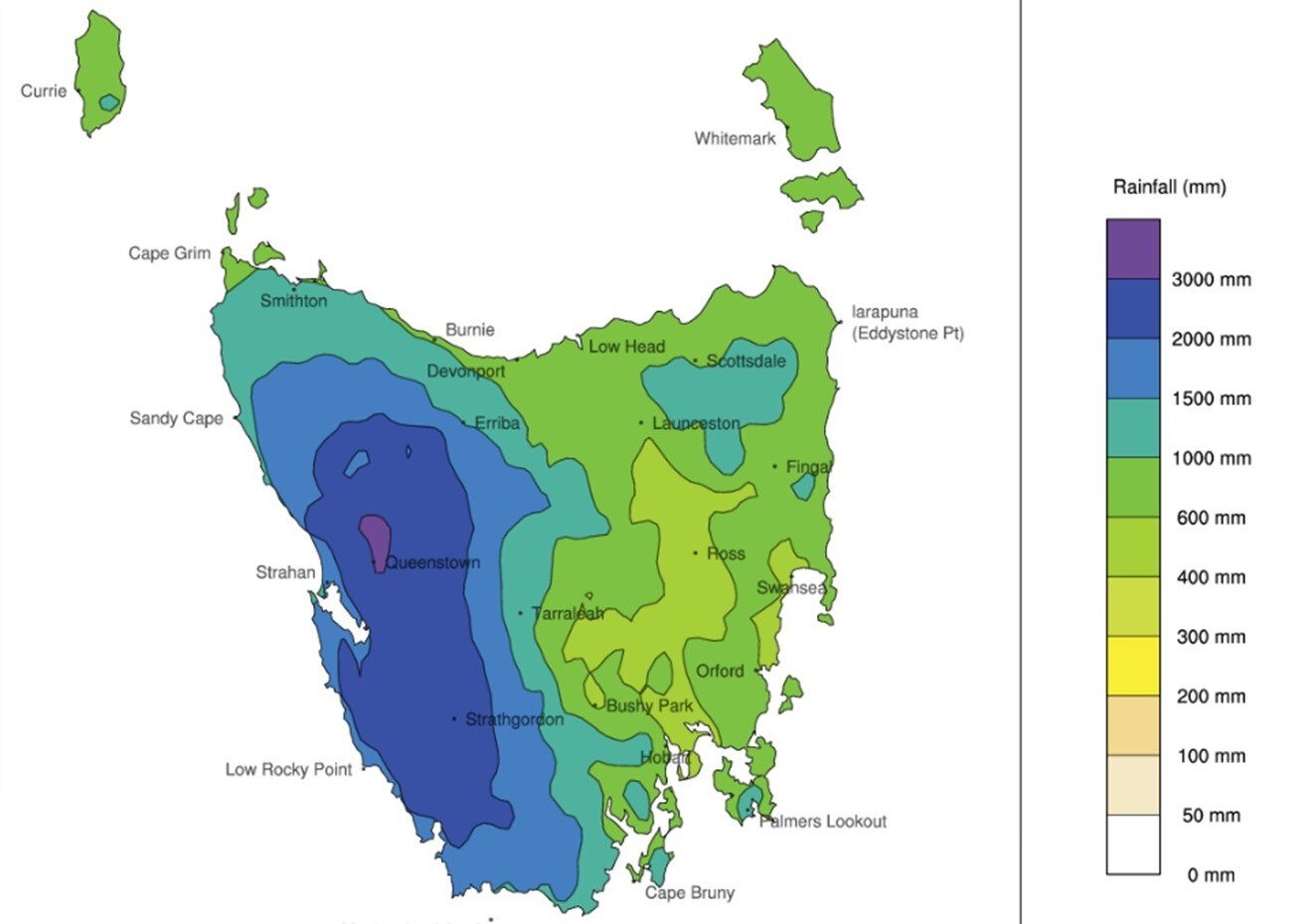 If the BOM forecasts stream weather in Tasmania, what is it? The Foehn