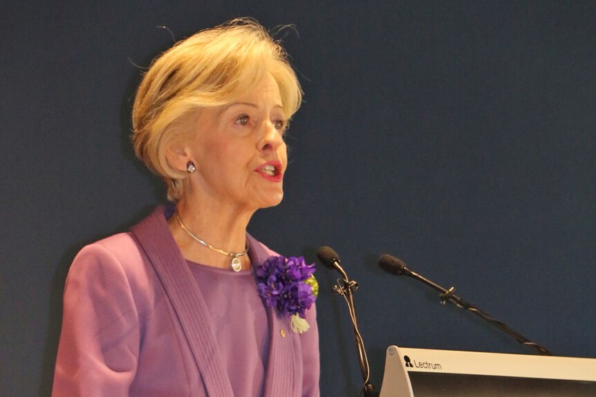 Dame Quentin Bryce spoke about how Betty Churcher was a Brisbane girl made good on the international art scene.