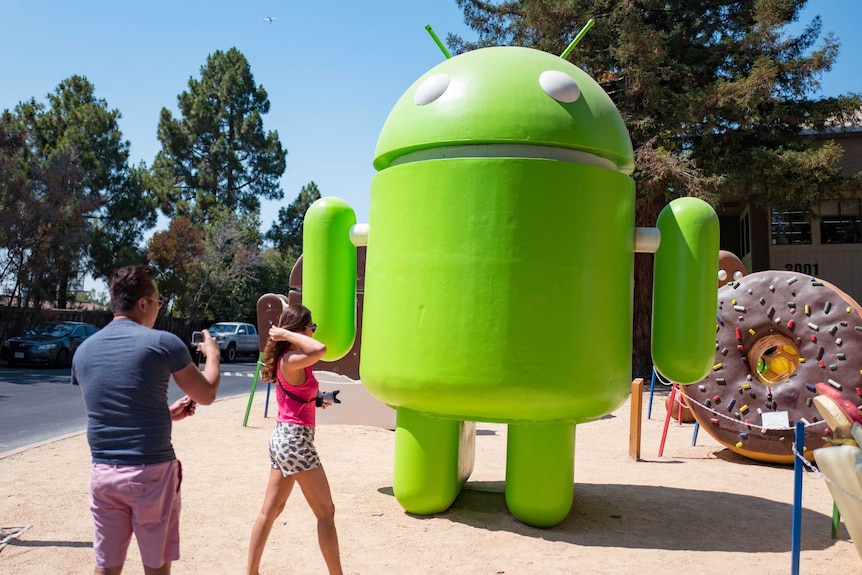 Statue Du Système D'Exploitation Android