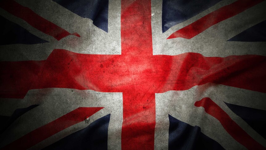 A close up of the Union Jack flag