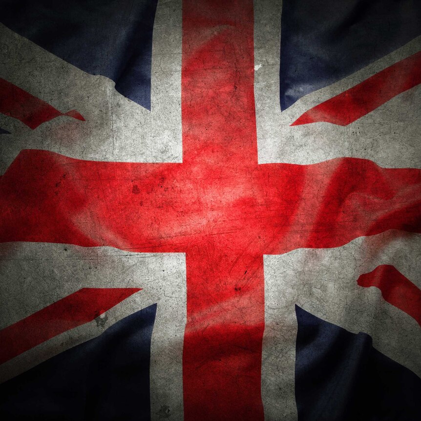A close up of the Union Jack flag