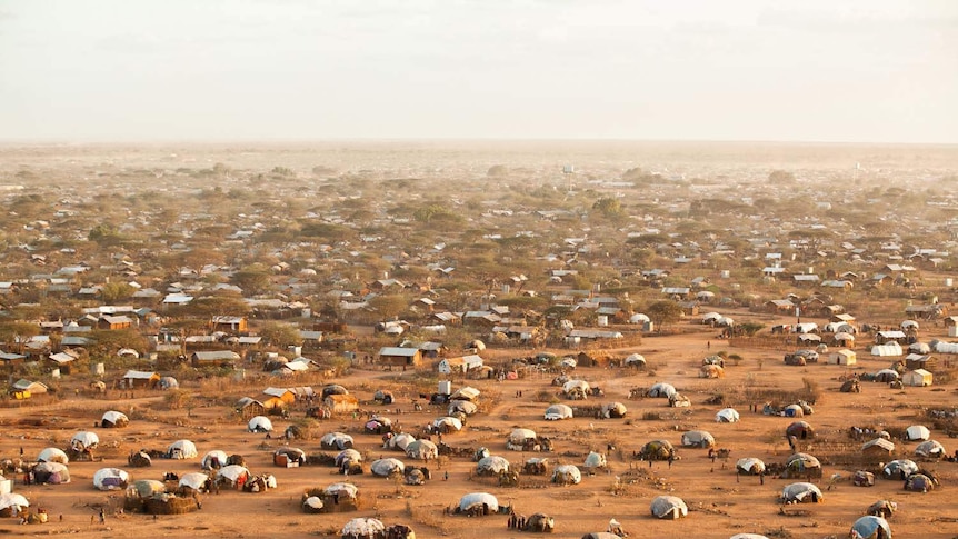 UNHCR Refugee camp in Dadaab, Kenya
