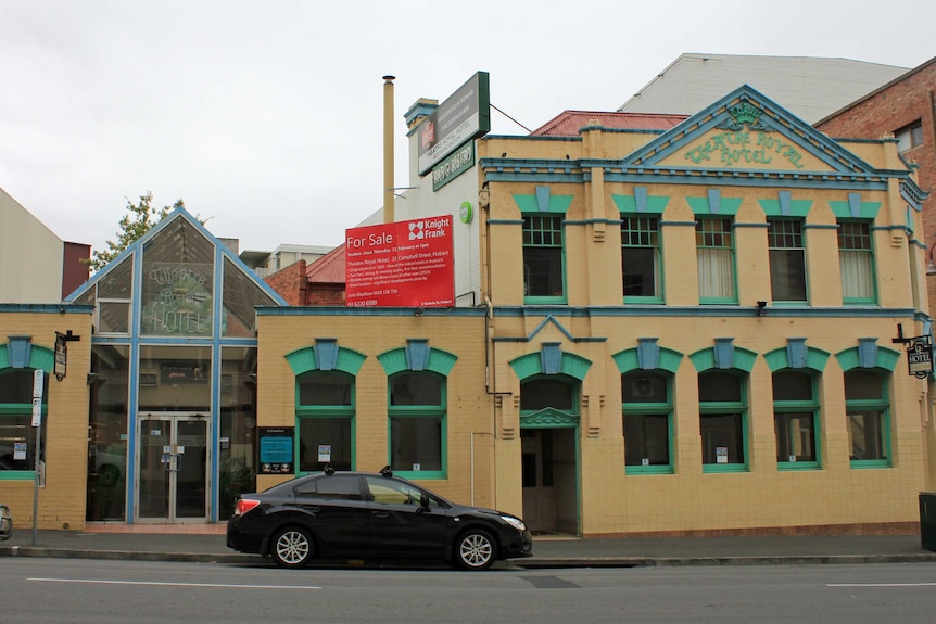 The Theatre Royal Hotel on Campbell Street, Hobart