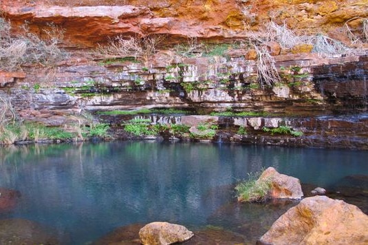 Circular pool at Karijini National Park