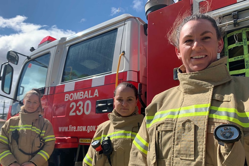 Fire and Rescue NSW Station Bombala 230 female firefighting crew
