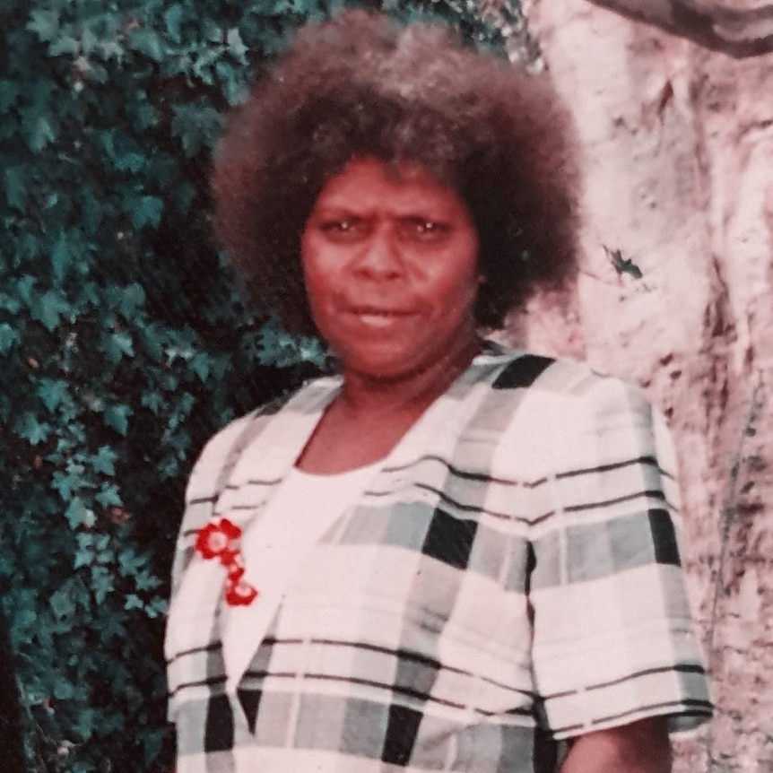 Portrait of Aboriginal woman