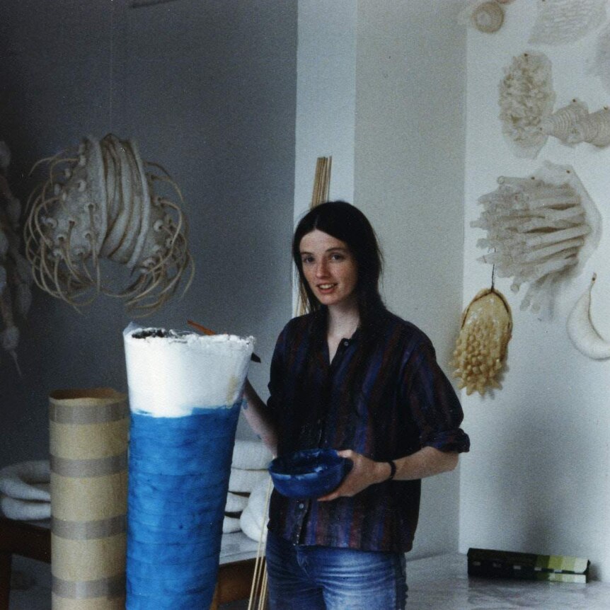 Bronwyn Oliver at the Chelsea School of Arts in 1983