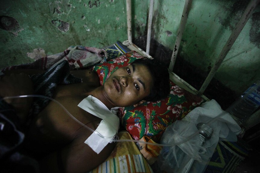 Man injured in Burma violence