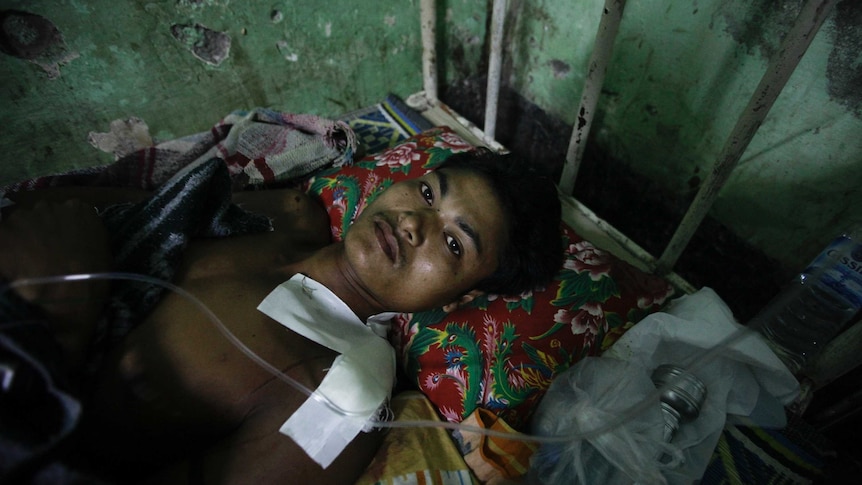 Man injured in Burma violence
