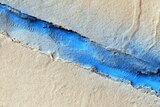 Image of Cerberus Fossae on Mars taken by an orbiting spacecraft