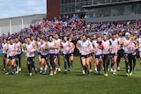 Western Bulldogs train at Whitten Oval before grand final