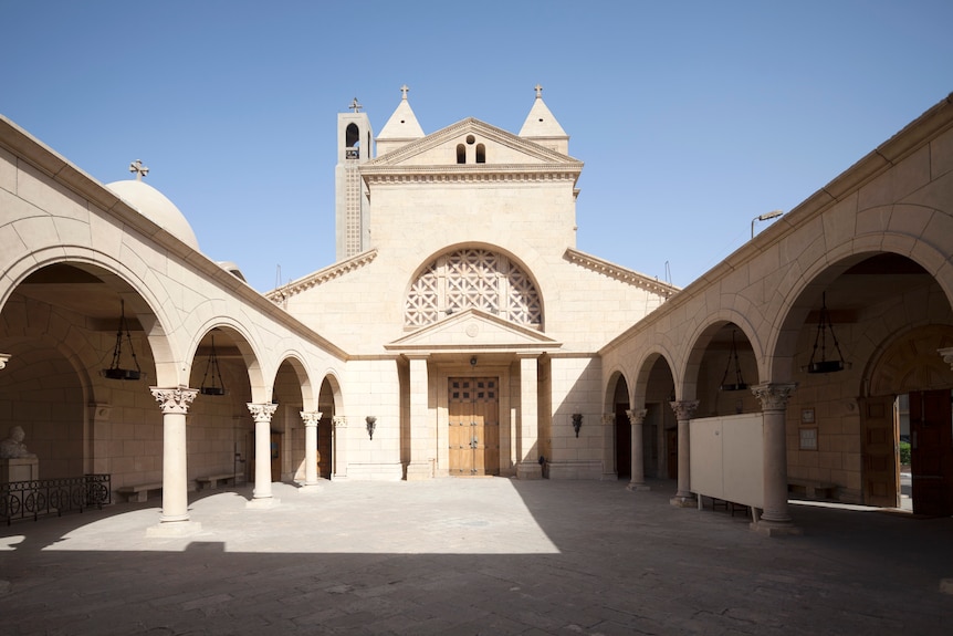 The exterior of St Peter and St Paul's Chapel in Cairo.