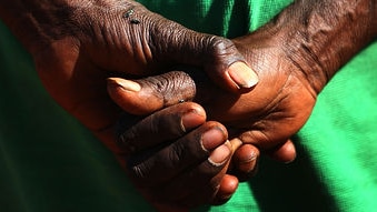 Aboriginal elder from the Mutitjulu community (Getty Images: Ian Waldie)