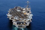 US aircraft carrier the USS John C Stennis