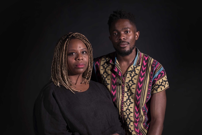 Patrisse Cullors and Rodney Diverlus