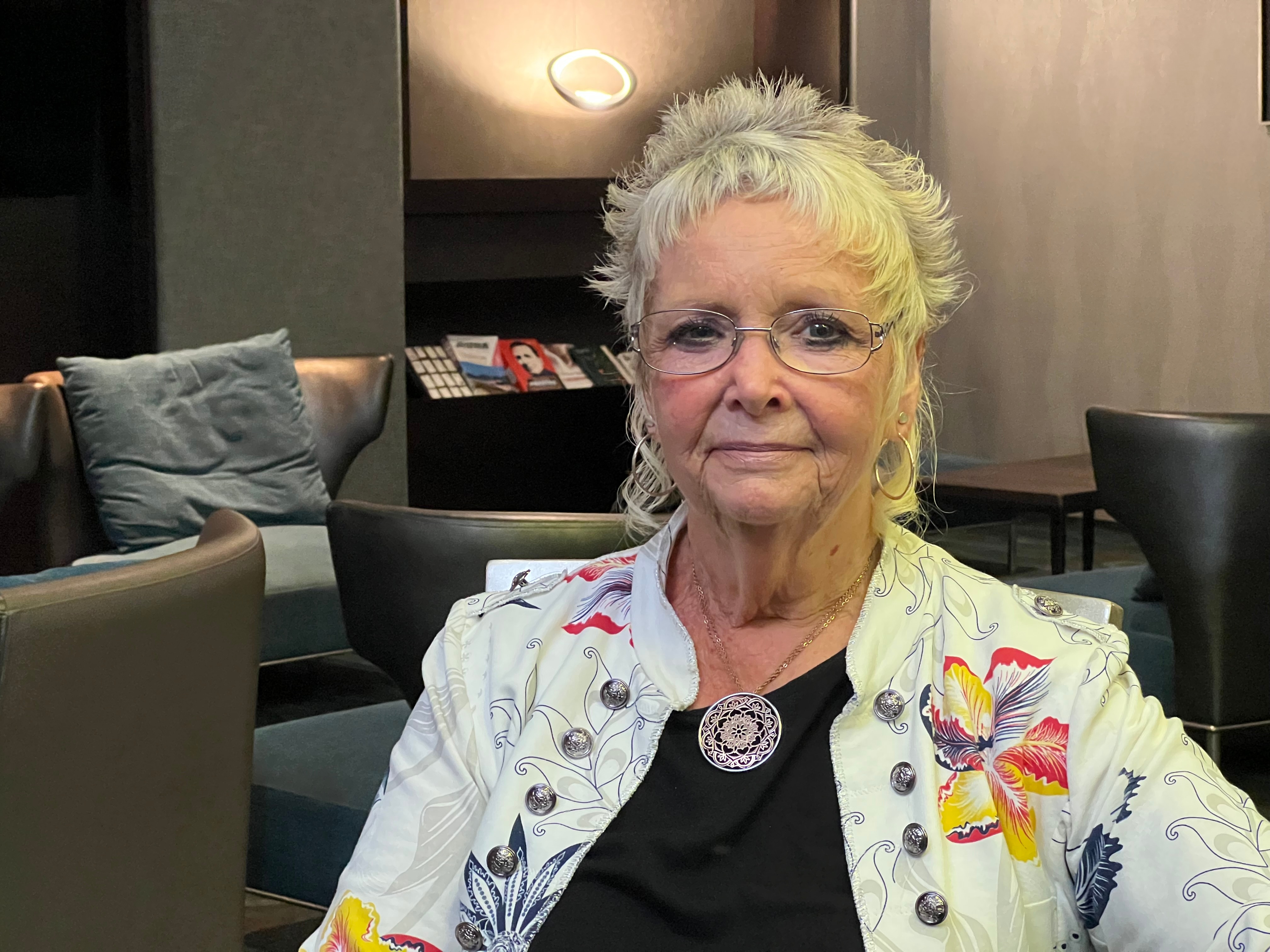 Robodebt victim Rosemary Gay at Robodebt royal commission hearing in Brisbane