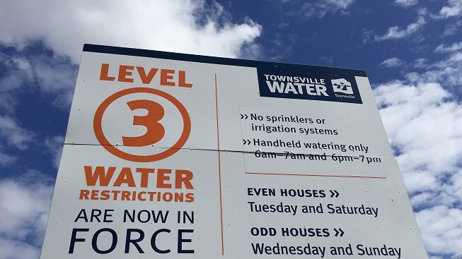Level three water restrictions are in place in Townsville